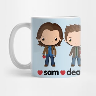 Love Sam, Dean & Castiel Mug